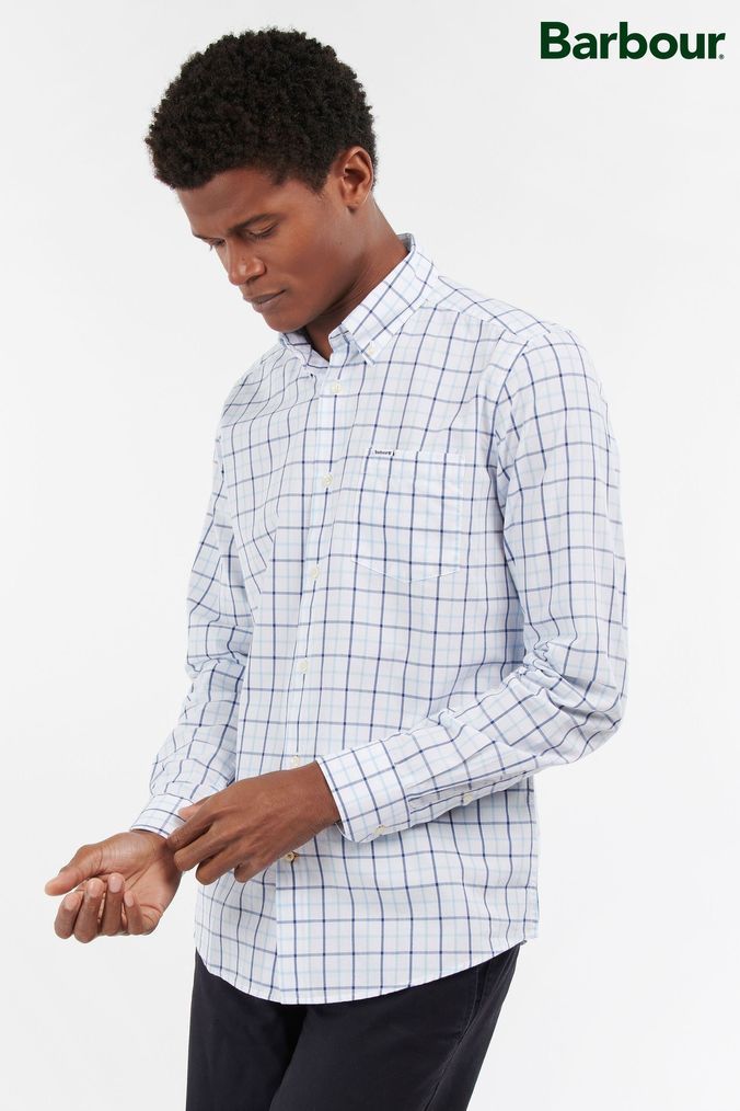 Barbour outlet shirt white