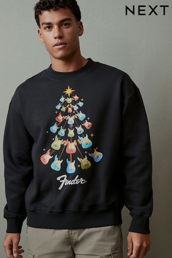 Dark Grey Fender Christmas Sweatshirt (628445) | £38