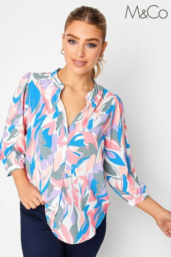 M&Co Pink 3/4 Sleeves Blouse (628475) | £25