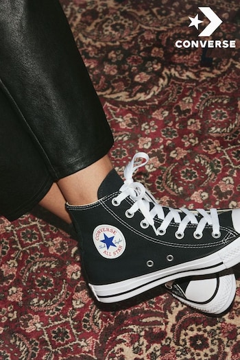 Converse Black Chuck Taylor All Star High Trainers (628522) | £60