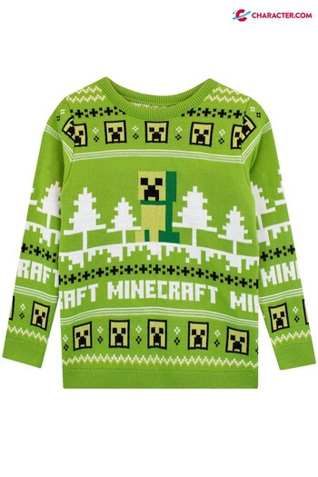 Character Green Minecraft Christmas Jumper (628734) | £27