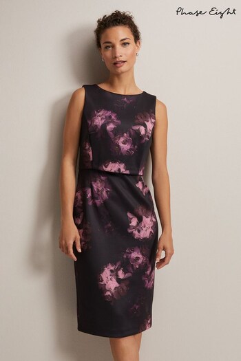 Phase Eight Multi Arianne Abstract Floral Scuba Dress (628848) | £110