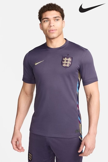 Nike Purple Dri-FIT England Stadium Home Football Shirt (629294) | £85