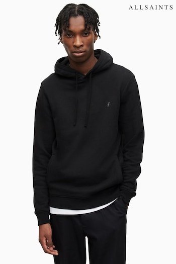 AllSaints Black Raven Hoodie (629397) | £95