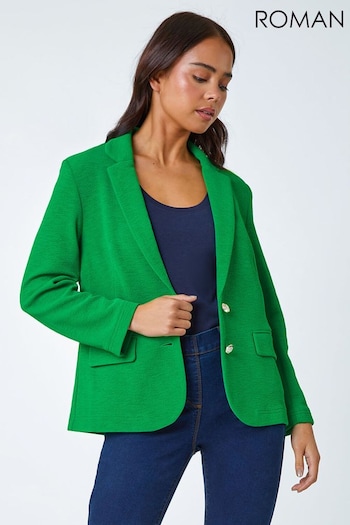 Roman Green Textured Blazer Jacket (629901) | £42