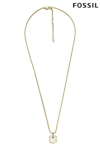 Fossil Ladies Gold Tone Jewellery Necklace (630021) | £59
