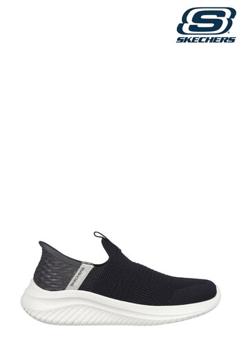 Skechers Black Ultra Flex 3.0 Smooth Step Slip In Shoes (630359) | £59