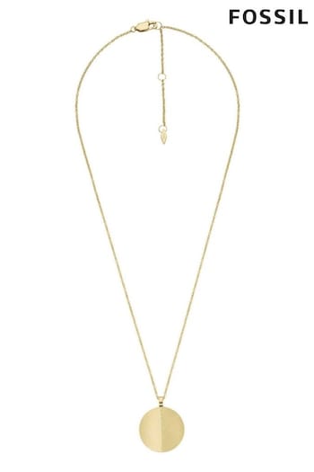 Fossil Ladies Gold Tone Jewellery Necklace (630487) | £55