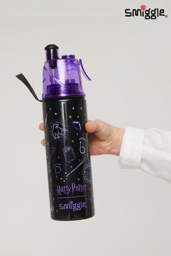 Smiggle Purple Harry Potter Insulated Stainless Steel Spritz Drink Bottle 500ml (630839) | £20