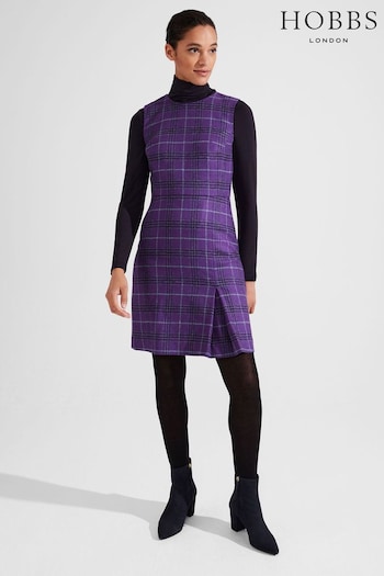 Hobbs Purple Avery Dress (630909) | £149