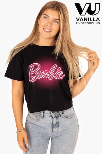 Vanilla Underground Black Barbie Cropped T-Shirt (631128) | £18