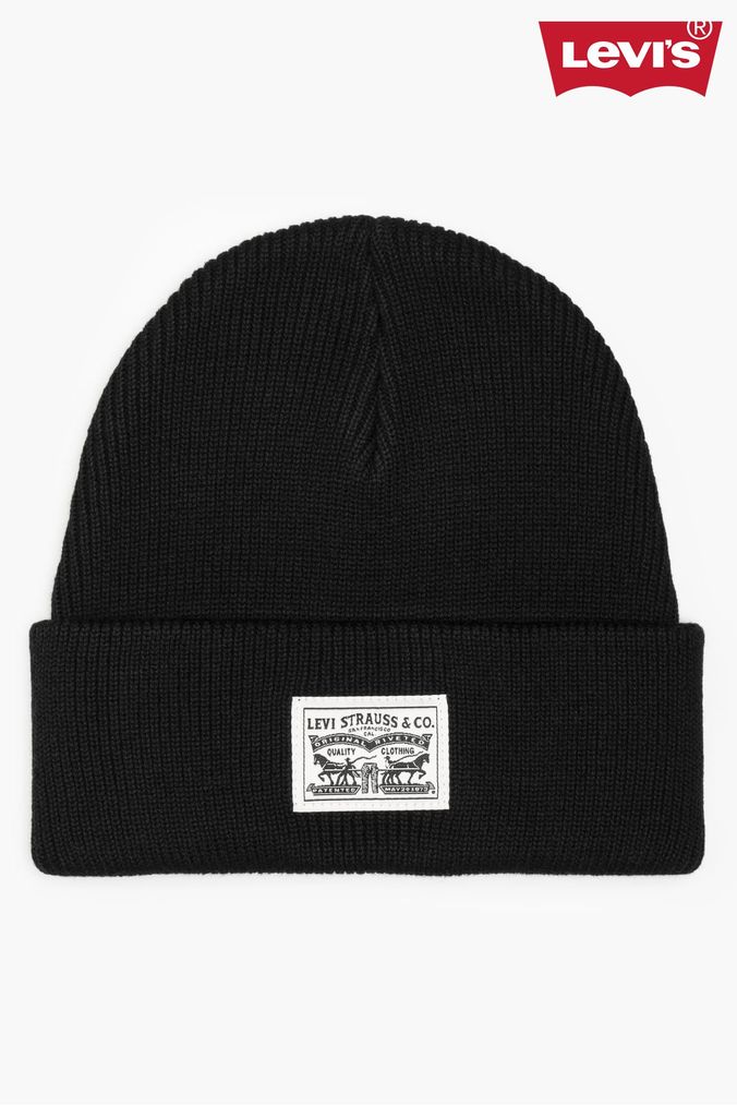Buy Men s Hats HUGO Levi s Beanie 100 Cotton Casual Hatsglovesscarves Online Wool Hat With Ponpon AspennigeriaShops