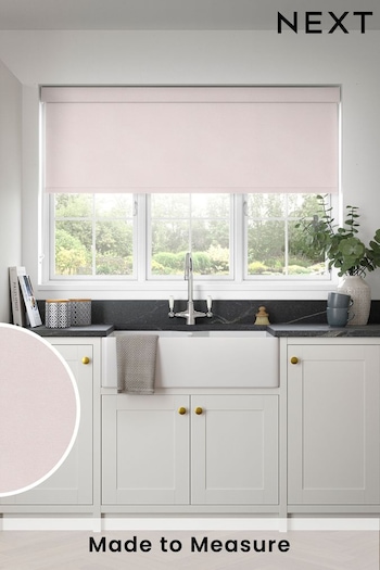 Blush Pink Sammi Made to Measure Roller Blind (631398) | £66