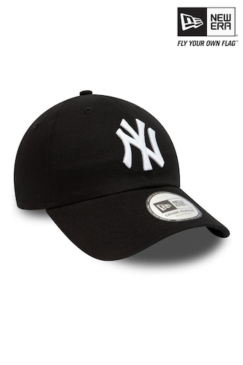 New Era® New York Yankees Essential Black 9TWENTY Adjustable Cap (631532) | £23