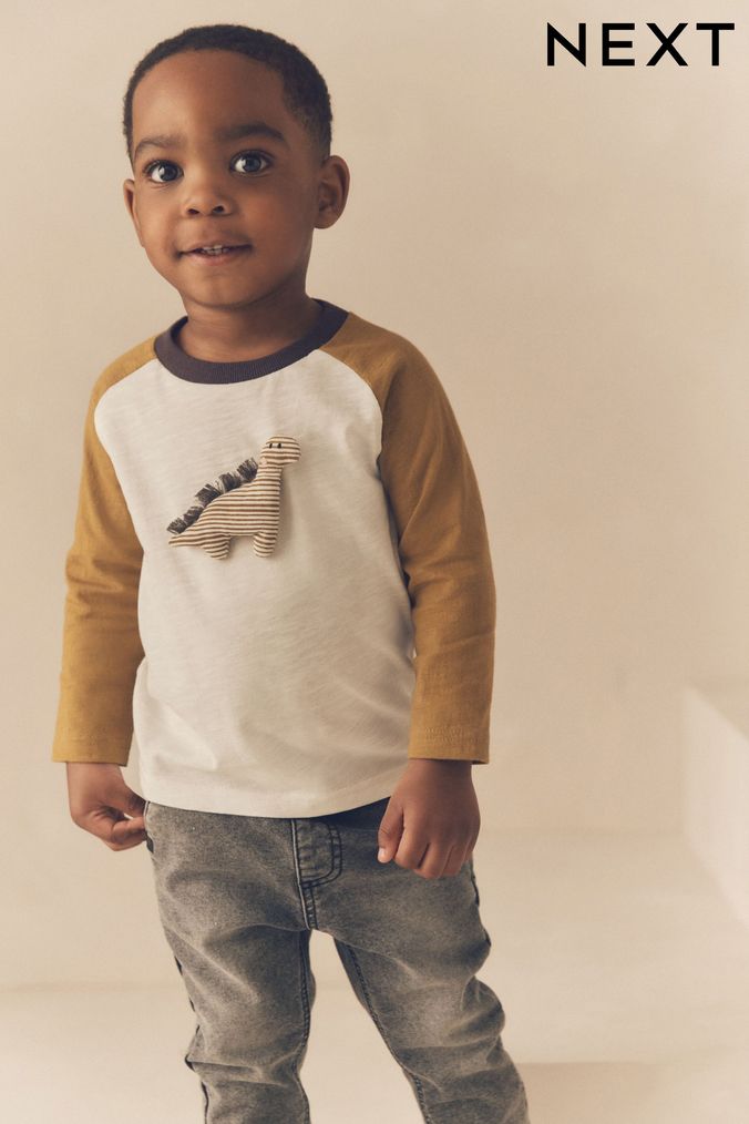 Boys yellow t shirt top