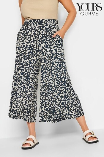 Yours Curve Blue Midaxi Culottes (631749) | £22