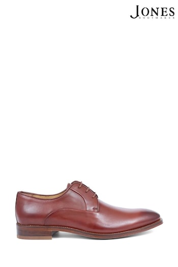 Jones Bootmaker Crewe Leather Derby Brown Shoes (631795) | £160