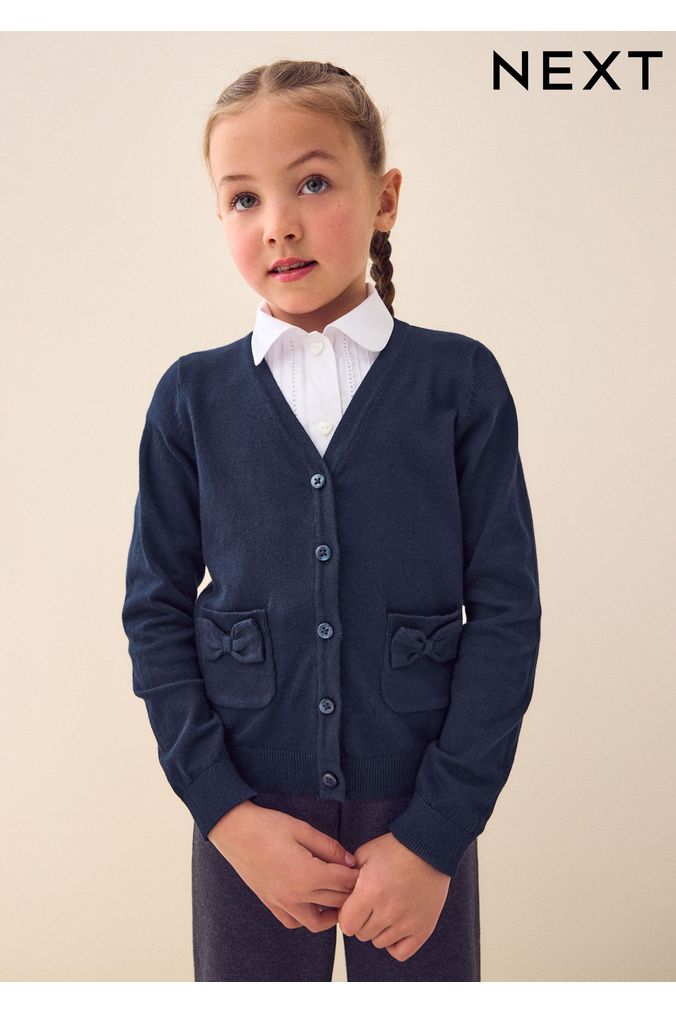 Navy blue childrens discount cardigan