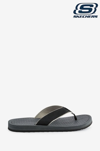 Skechers bestie Black Tantric Copano Sandals (632045) | £34