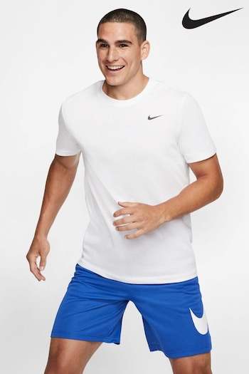 Nike Khaki White Dri-FIT Training T-Shirt (632271) | £25