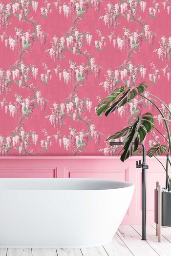 Woodchip & Magnolia Pink Wisteria Wallpaper (632409) | £110