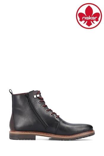 Rieker Mens Zipper Black Boots (632419) | £92