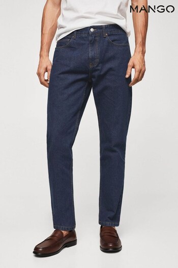 Mango Blue Bob Straight Fit unitees Jeans (632467) | £50