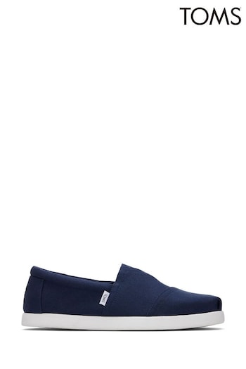 TOMS Blue Alpargata Forward Shoes Toe (632555) | £50