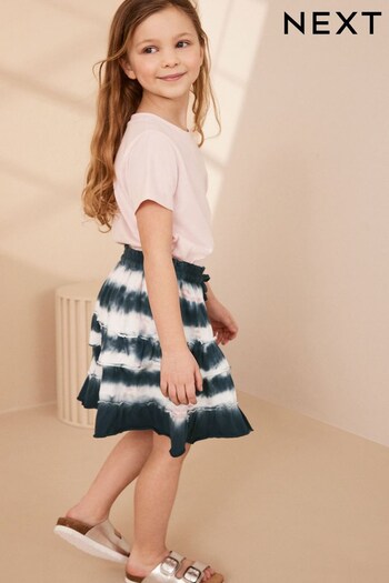 Multi Tie Dye Tiered Skirt (3-16yrs) (632848) | £10 - £15