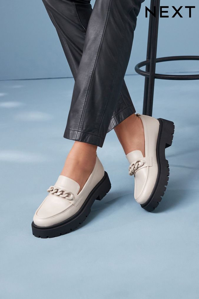 Buy Women s Shoes White Flat Footwear Online Next UK