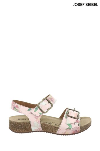 Josef Seibel Pink Tonga Triple Strap Sandals (633440) | £37
