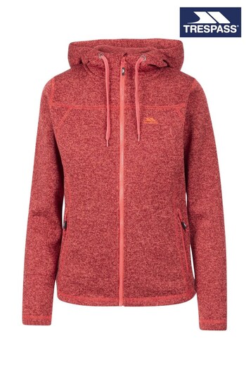 Trespass Red Odelia Knitted Fleece (633930) | £30