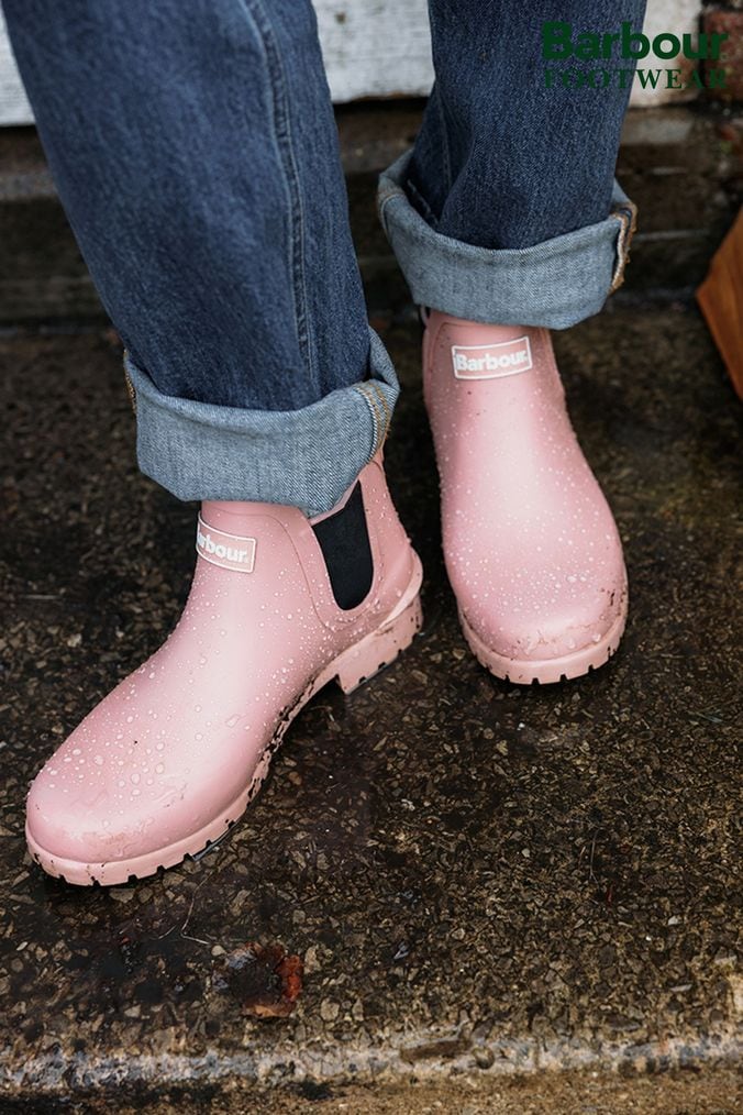 Pink short wellies online