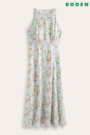 Boden Green Fit-and-Flare Midi Dress (633997) | £120