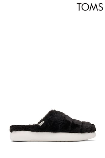 TOMS Alpargata Mallow Mule Summer Black Shoes (634043) | £60