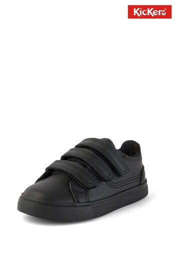 Kickers Infant Unisex Tovni Trip Vegan Black Shoes (635147) | £45