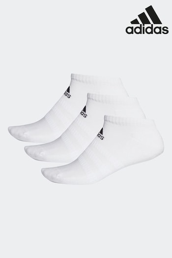 adidas White Cushion Trainer Socks Three Pack Adult (635521) | £12