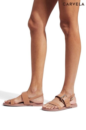 Carvela Nude Sandals (635606) | £69