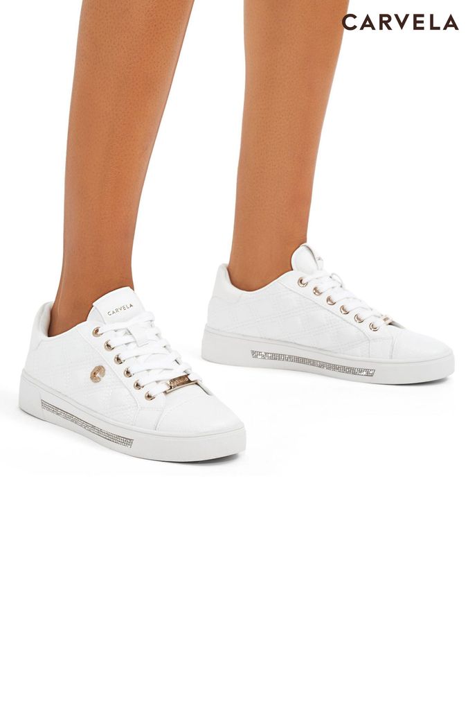 Carvela white pumps outlet