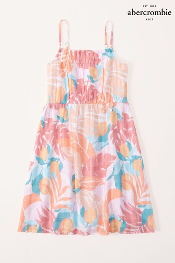 Abercrombie & Fitch Orange Pattern Dress (635996) | £29