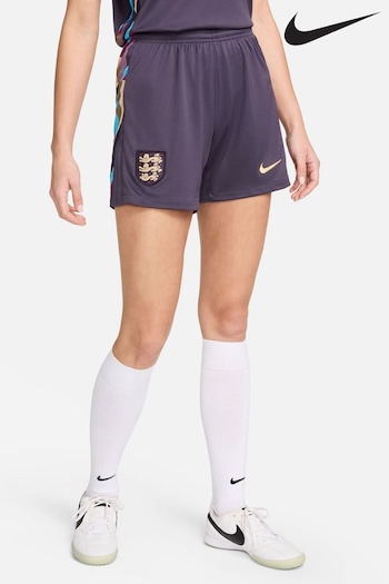 Nike Purple England Stadium Away Football Shorts (636043) | £45
