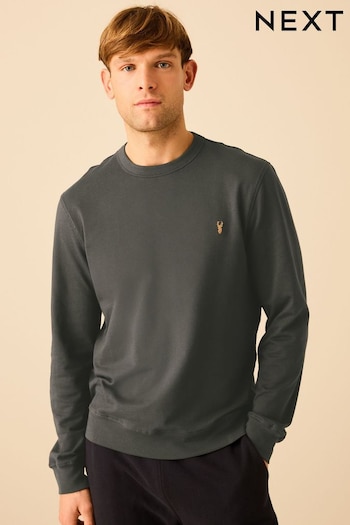 Slate Grey Lightweight Crew Neck Sweatshirt (636251) | £20