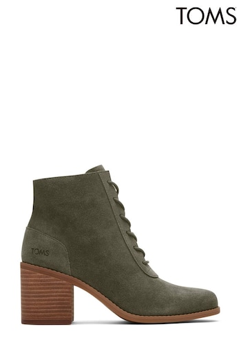 TOMS Green Evelyn Boots (636424) | £110