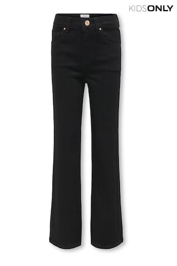 ONLY KIDS Wide Leg Black Jeans see (636565) | £25