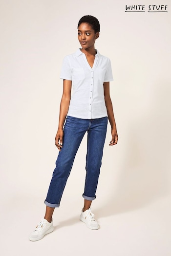 White Stuff White Penny Pocket Jersey Shirt (636632) | £35