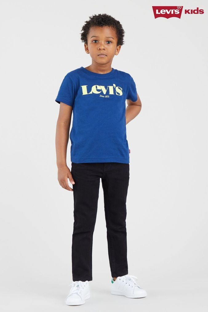 Baby boy hot sale black levi jeans