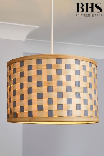 BHS Natural Woven Drum Shade (636966) | £30