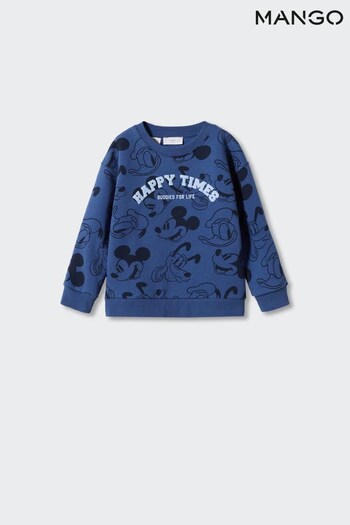 Mango Blue Disney Print Sweatshirt (637159) | £18