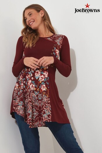 Joe Browns Red All In the Details Tunic Top (637160) | £53