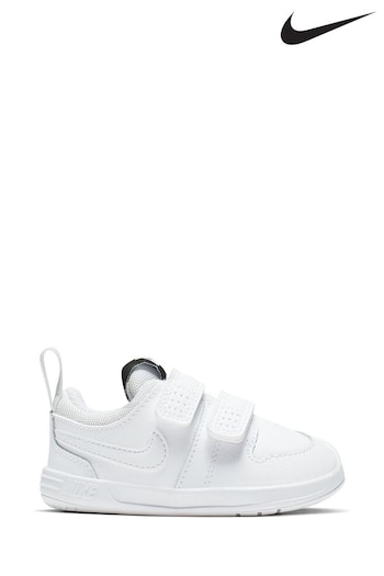 Nike White Pico Infant Trainers (637908) | £25